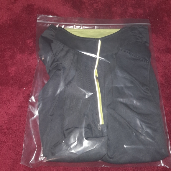 Danskin Womens Gray Neon Lime Green Track Jacket XXL - Picture 10 of 10